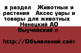  в раздел : Животные и растения » Аксесcуары и товары для животных . Ненецкий АО,Выучейский п.